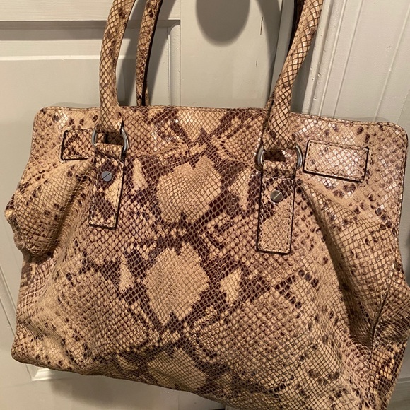 Michael Kors Snakeskin Satchel - Picture 3 of 4